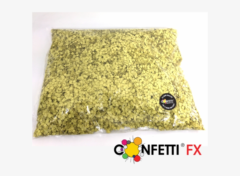 Öko Konfetti Gelb 1 Kg - Fx Luftschlangen Kanone Gold Metallic, 80cm, transparent png download