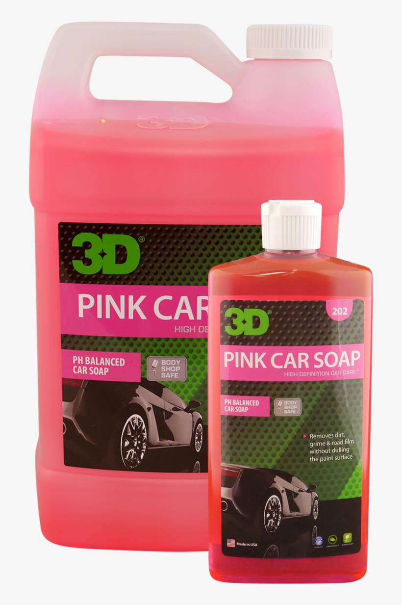 3d Car Care 3d Pink Car Soap, transparent png download