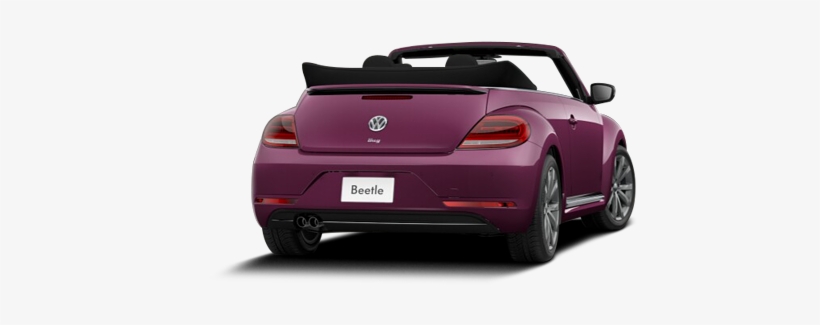 2017 Volkswagen Beetle Convertible Pink - Volkswagen Beetle, transparent png download