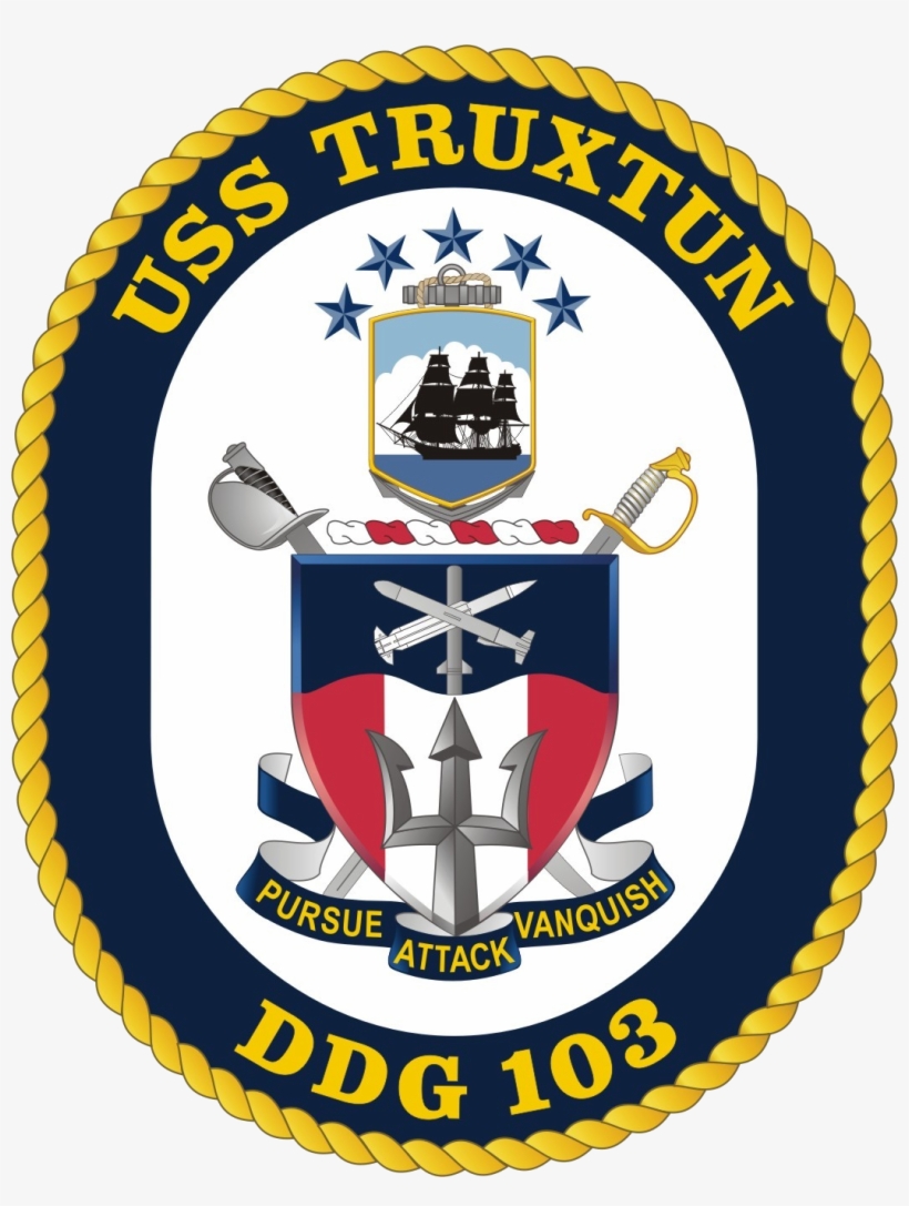 Uss Truxtun Ddg-103 Crest, transparent png download