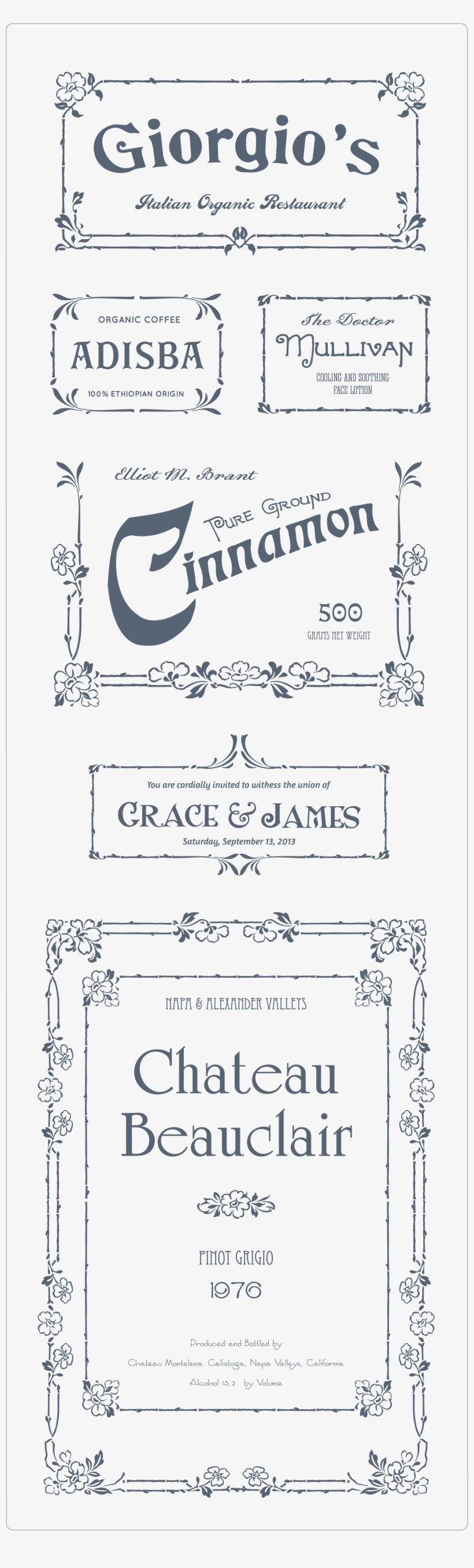 Create Elegant "art Nouveau" Borders By Assembling - Paper, transparent png download