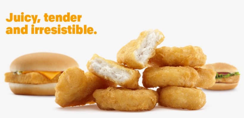 [divas And Forks] Mcdonald's Our Food - Mcdonalds Chicken Ad, transparent png download
