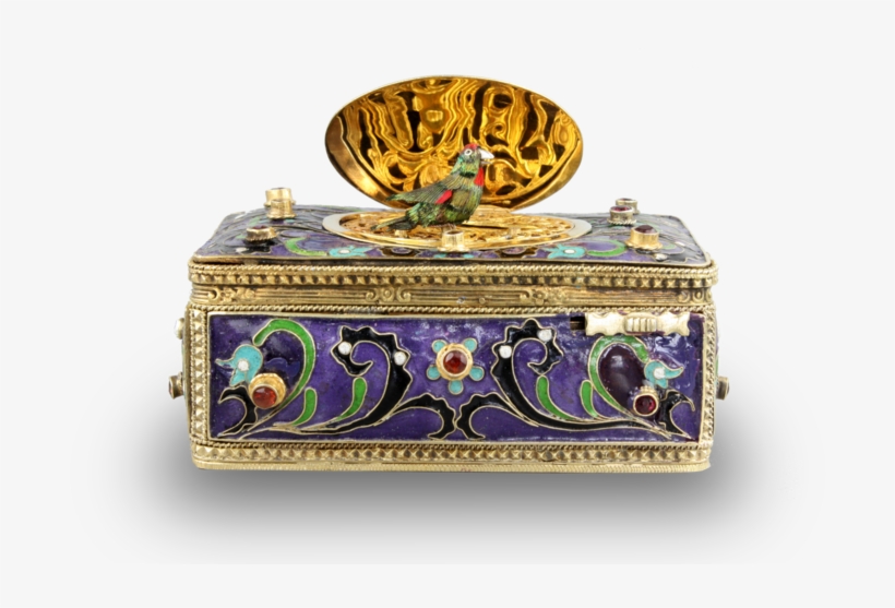 Vintage Art Nouveau Silver Gilt, Cloisonné Enamel And - Cloisonné, transparent png download