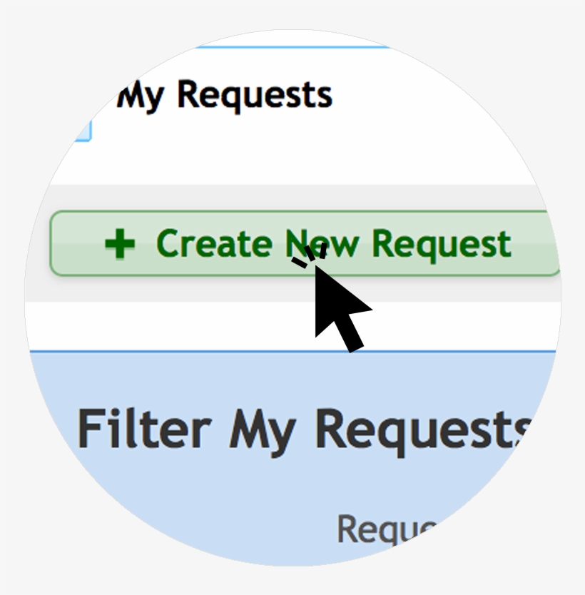 Select The Green “create New Request” Button And Follow - Miyako Koda, transparent png download