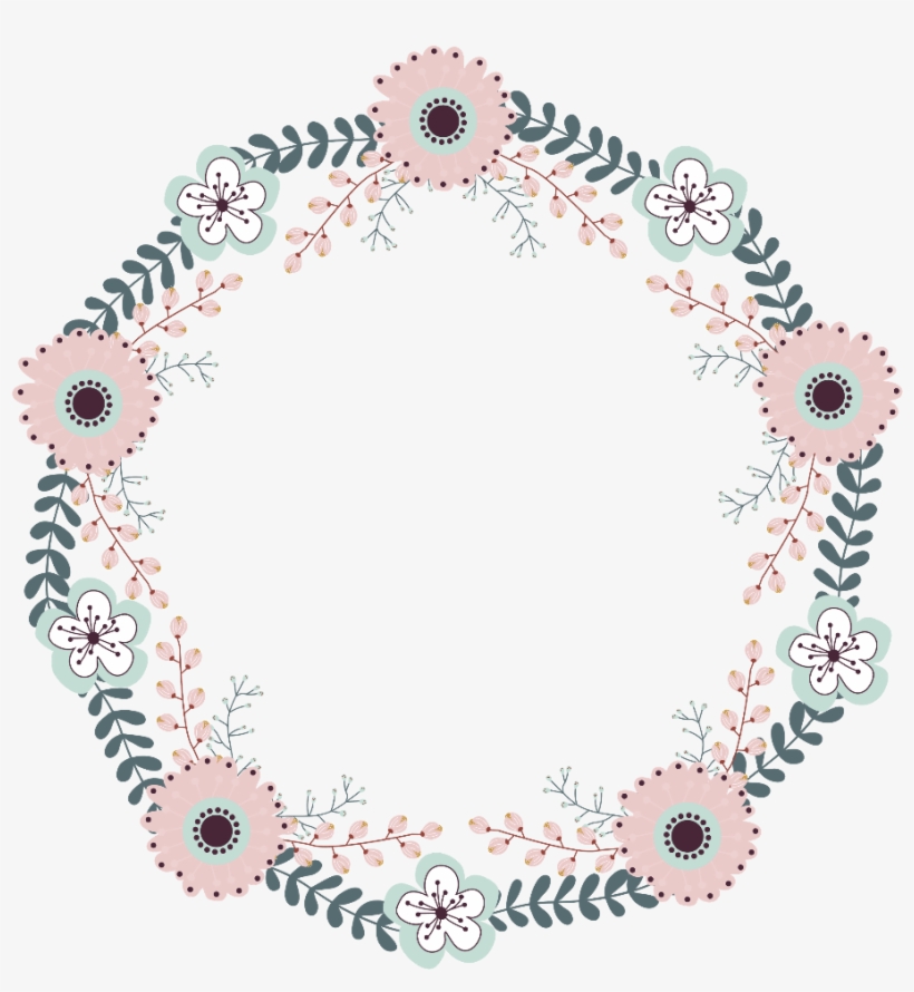 Flowers Autumn Love Vector Frames 水中镜像 - Evolution Group 33047.3 Indigo Bracelet Decorated With, transparent png download