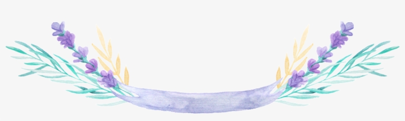 Curved Fashion Ribbon Dividing Line Transparent Decorative - Lavender, transparent png download