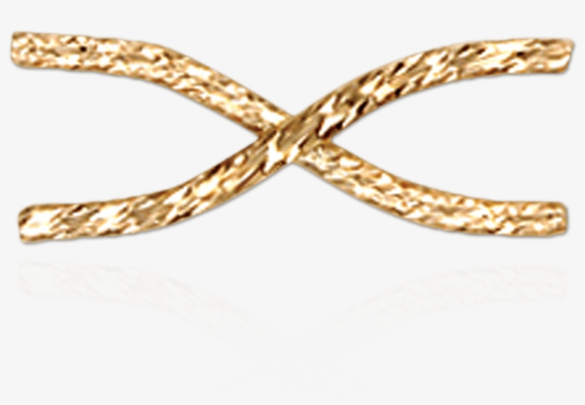 Double Strand Curved Tube Spacers - Gold, transparent png download