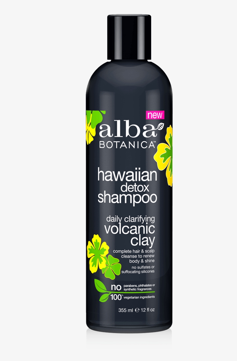 12 Fl Oz - Alba Botanica Hawaiian Detox Frothy Scrub Volcanic, transparent png download