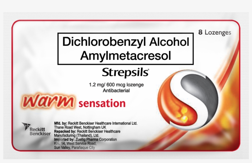 Warm Sensation 8s - Strepsils Warm Lozenges 24 Lozenges, transparent png download