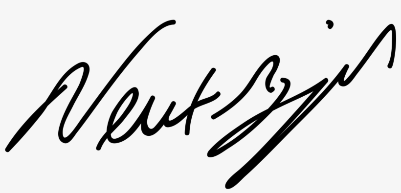 Open - Newt Gingrich Signature, transparent png download