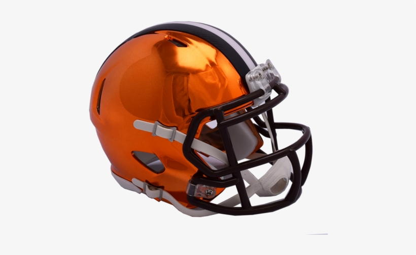 Nfl Cleveland Browns Riddell Chrome Mini Speed Helmet - Nfl Chrome Helmets 2018, transparent png download