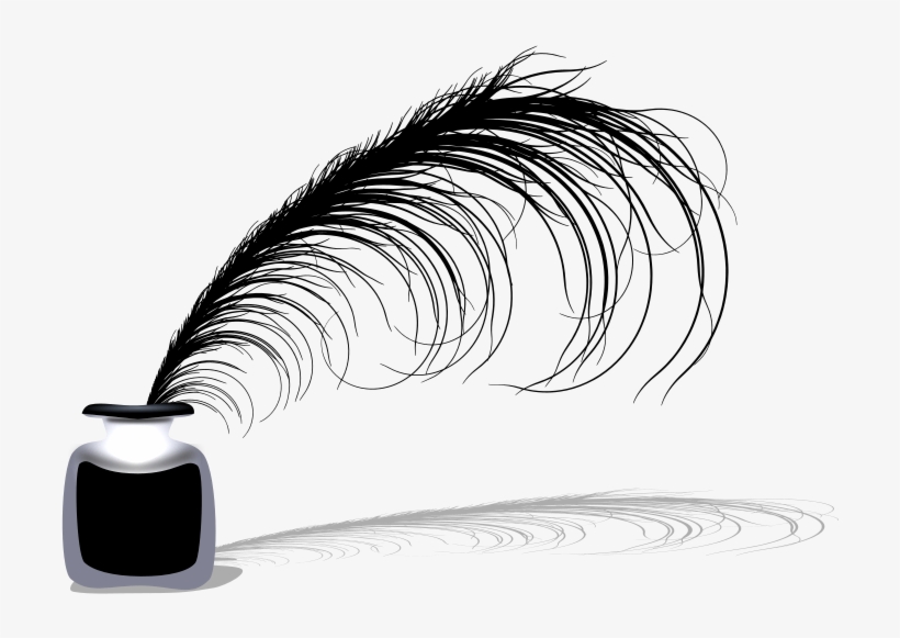 We Dedicate March To Poetry And On Monday, March 26, - Clip Art Quill And Ink, transparent png download