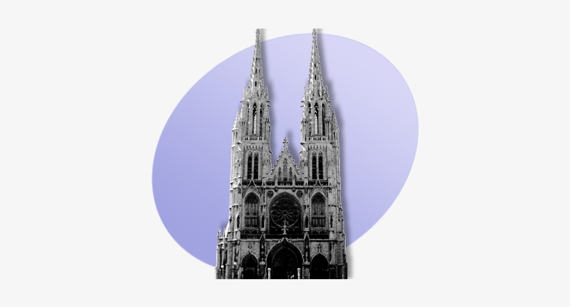 P Gothic Cathedral - Church Of Saint Peter And Saint Paul, transparent png download