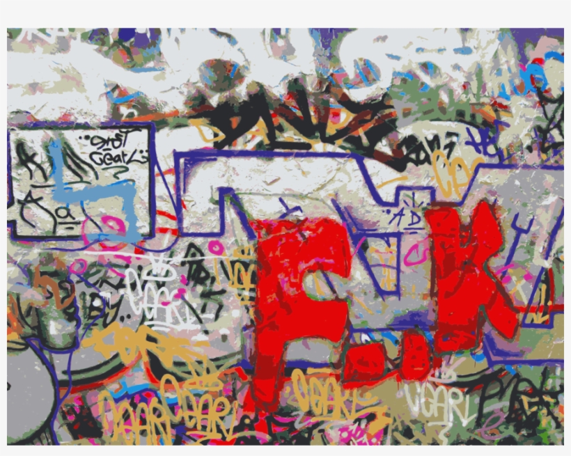 Cafepress Graffiti 5'x7'area Rug Clipart Graffiti East, transparent png download
