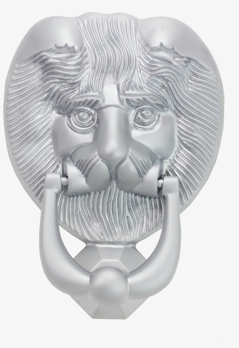 Lions Head Hardex Satin - Fab N Fix Lions Head Door Knocker - Hardex Satin, transparent png download