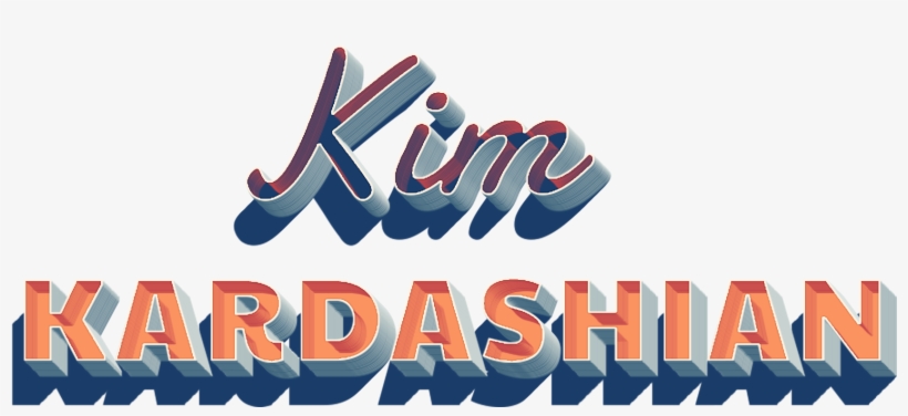 Kim Kardashian Name Png, transparent png download