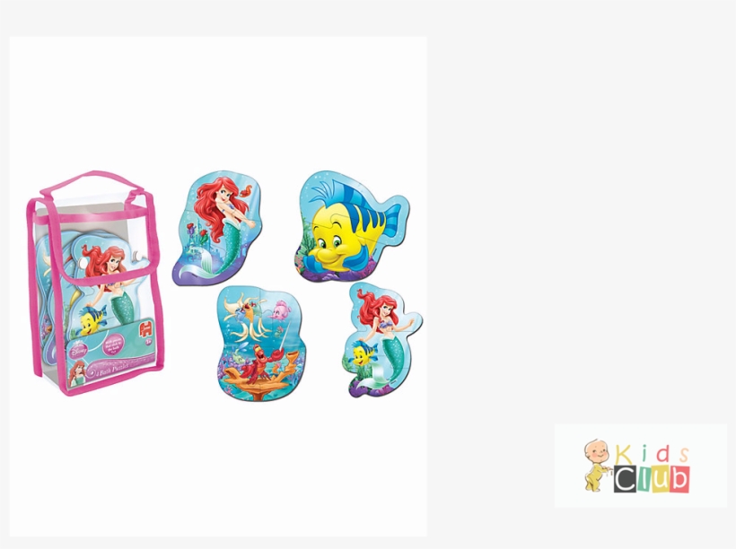 Disney Princess 4 Ariel Bath Puzzles (2 - 4 Pieces), transparent png download