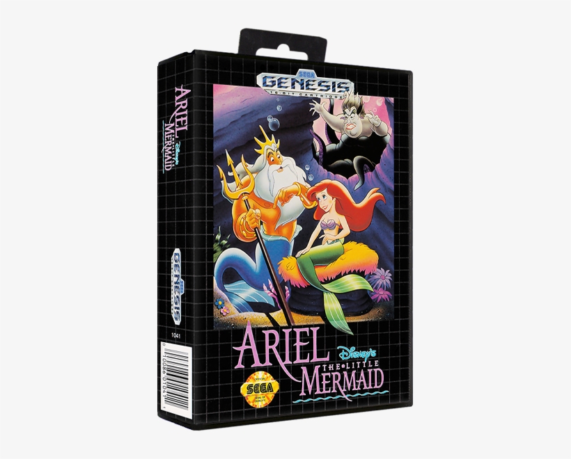 Disney's Ariel The Little Mermaid - Sega Mega Drive Game Disney's Ariel The Little Mermaid, transparent png download