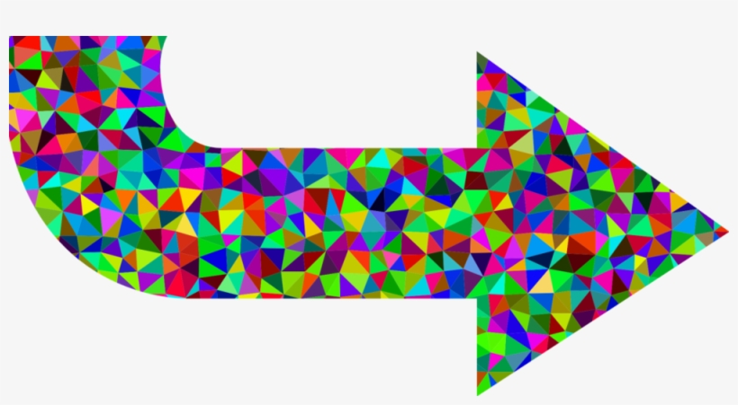 Scope-arrow - Regenbogen Farbige Pferdekopf-prismatische Kunst Mauspads, transparent png download