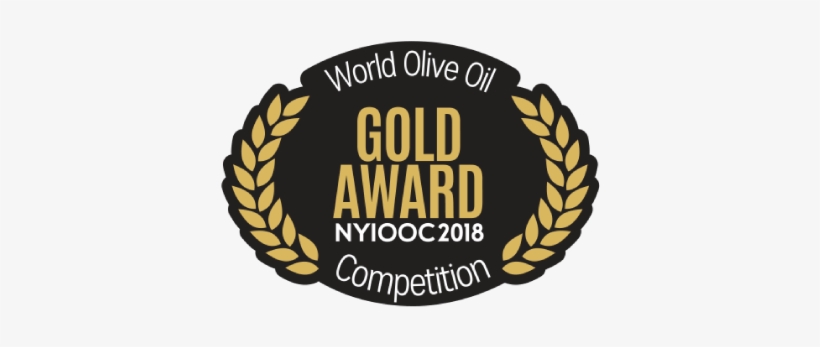 Gold Award Nyiooc2018 Color - New York International Olive Oil Competition 2018, transparent png download