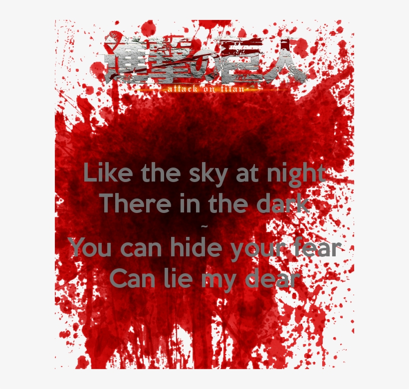 Like The Sky At Night There In The Dark ~ You Can Hide - Blood Hd Photos Png, transparent png download