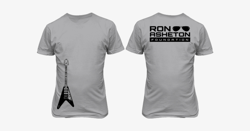 Flying V Ash Grey T-shirt - T Shirt Png Grey, transparent png download