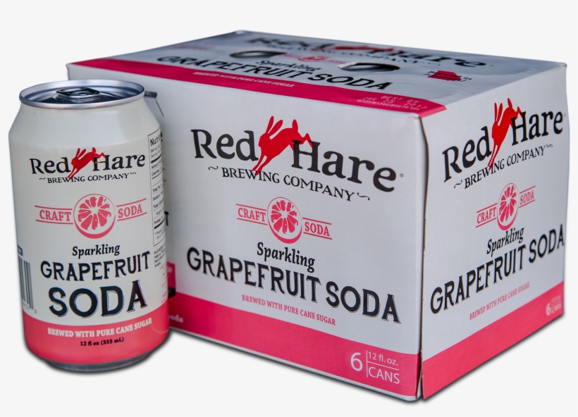 Red Hare Grapefruit Soda - Soft Drink, transparent png download