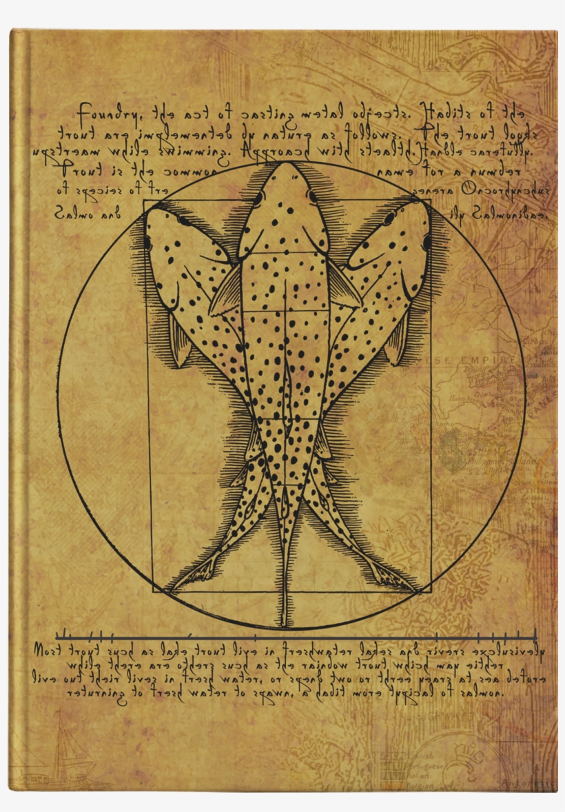 Hardcover Fishing Journal - Fishing, transparent png download