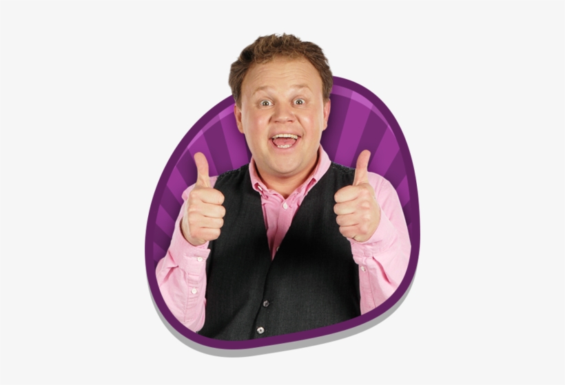 Justin With His Thumbs Up - Justin From Justin's House, transparent png download