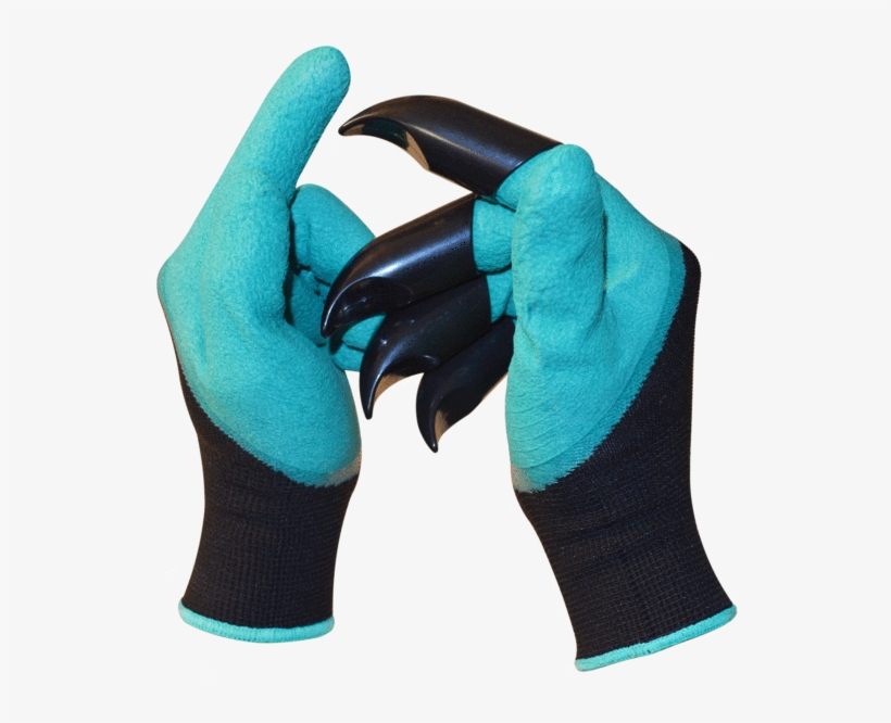 Claw Garden Gloves - Glove, transparent png download