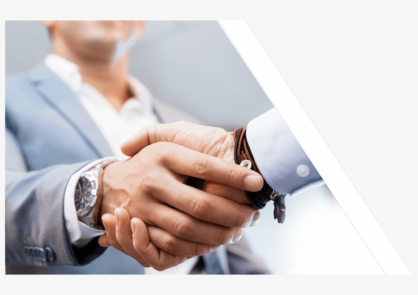 Business Attire And Handshake - Client Greeting, transparent png download