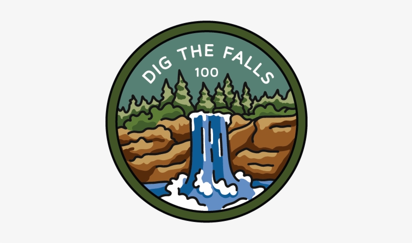 New York State Waterfall Challenge Patch - Dig The Falls, transparent png download
