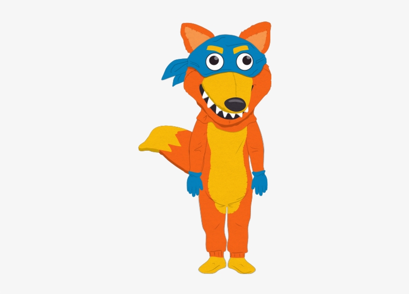 Mascots Swiper The Fox - Cartoon, transparent png download