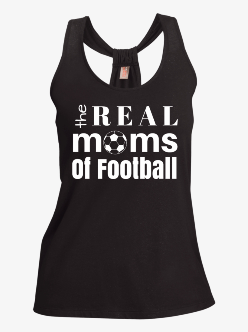 Real Football Moms Ladies' Loop Back Tank - Ladies Shimmer Loop Back Tank, transparent png download
