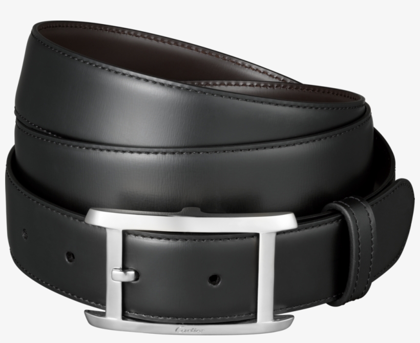 Tank Américaine Beltblack Cowhide, Palladium-finish - Ceinture Cartier Tank, transparent png download