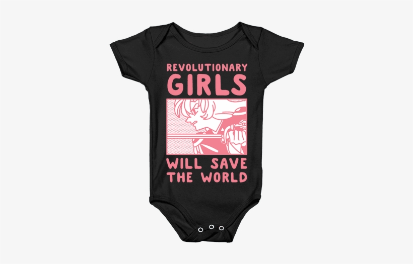 Revolutionary Girls Will Save The World Baby Onesy - Weeaboo Baby, transparent png download