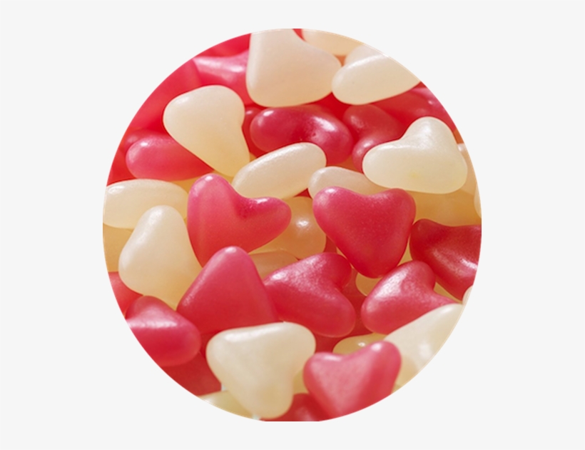 Picture Of Willetts Jelly Bean Love Hearts Pink/white - Pink Jelly Beans Heart Loves Sweets, transparent png download