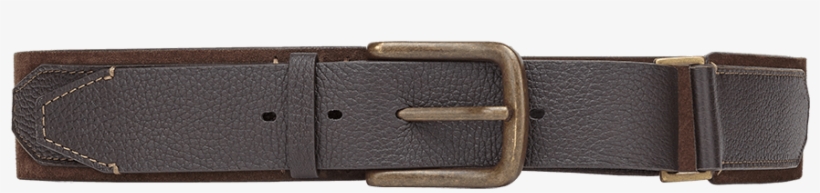 Deerskin And Suede Belt - Buckle, transparent png download