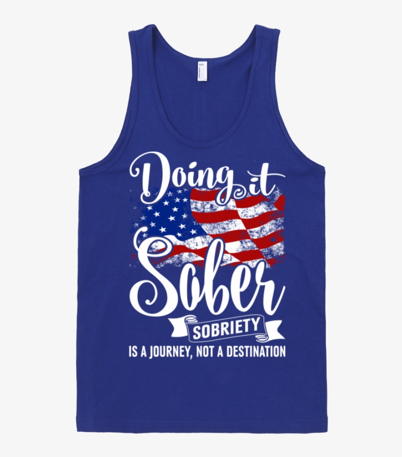 Celebrate Your Recovery With This Awesome Festive American - 2nd Doing It Sober Updated Original American Flag Party, transparent png download