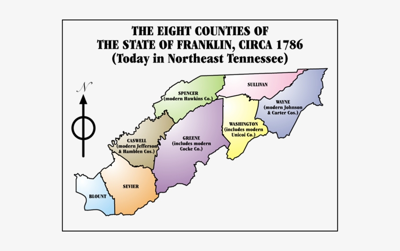 Americans Are Garbage At Geography - Lost State Of Franklin, transparent png download