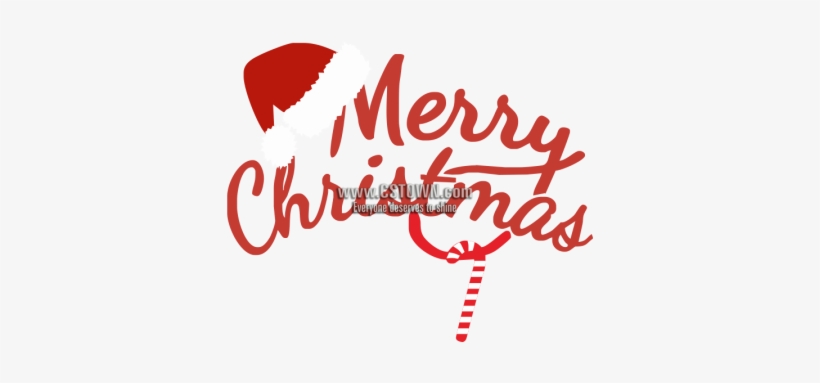 Printing Merry Christmas Transfer For Xmas Day - Christmas Day, transparent png download