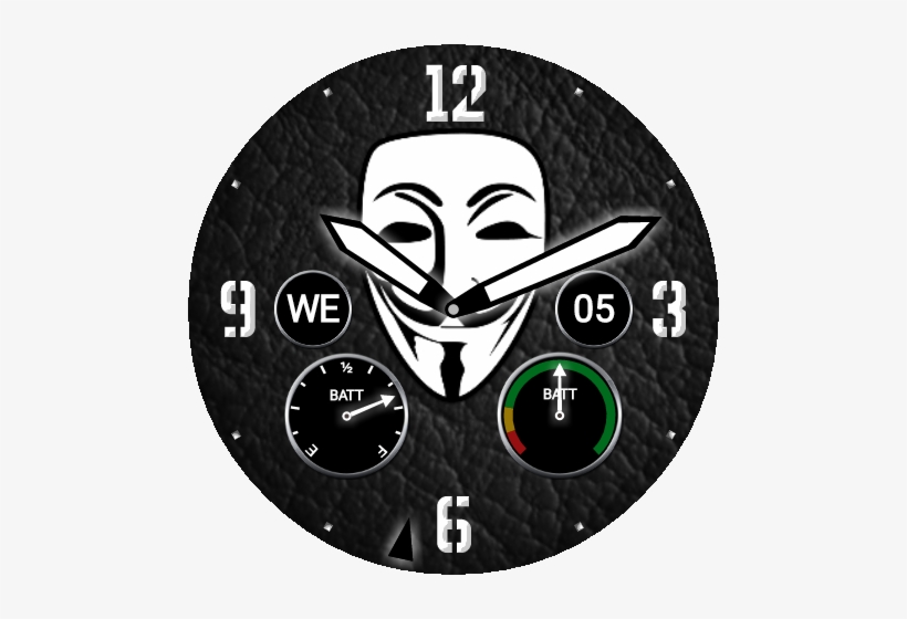 Anonymous - V For Vendetta Mask 25mm Pin Button Badge Guy Fawkes, transparent png download