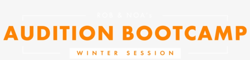 Audition Bootcamp Logo White Winter - One Academy Logo Png, transparent png download