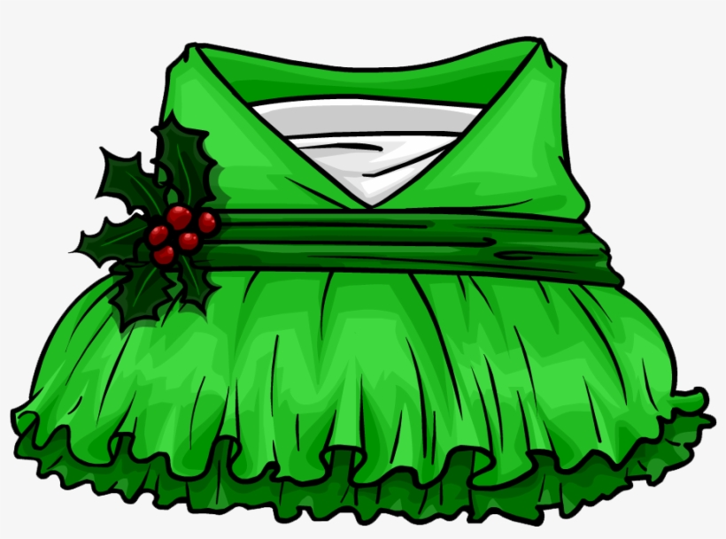 Holly Elf Dress Clothing Icon Id 4287, transparent png download