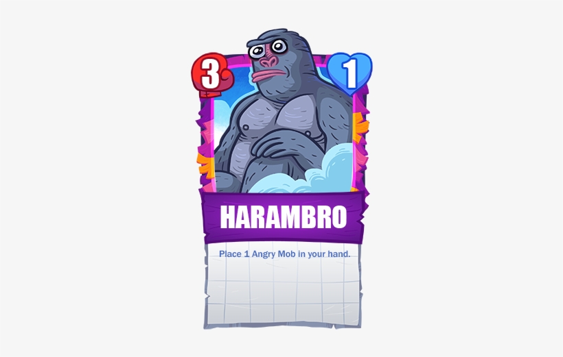 Now Meet Harambro, A Pinata Type Meme - Cartoon, transparent png download