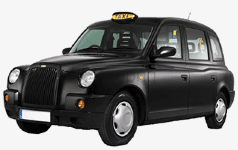 Traditional Uk Black Cab - London Cabs, transparent png download