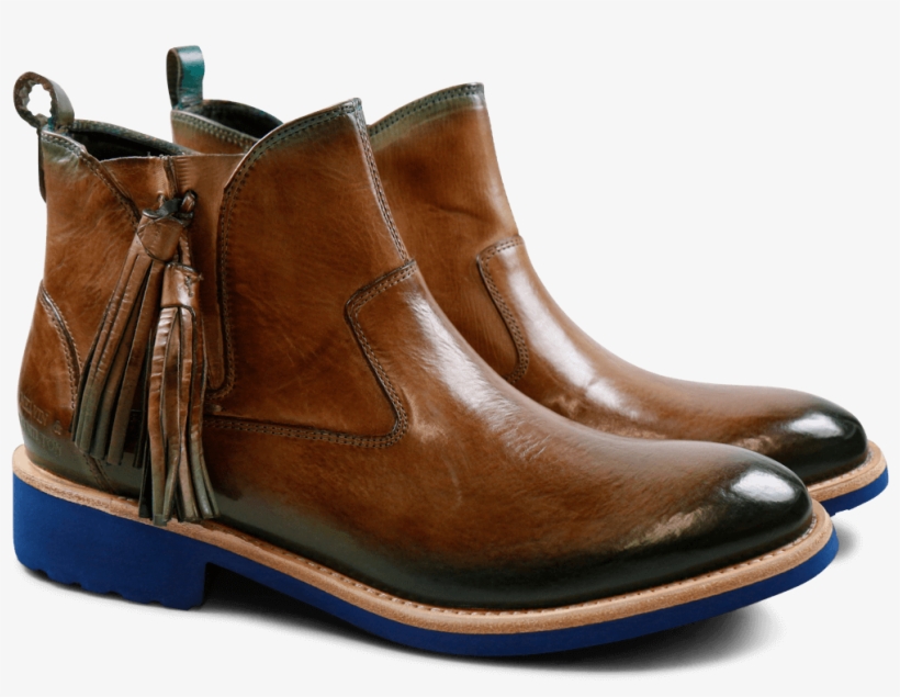 Ankle Boots Holly 16 Crust Tortora Shade Turquoise - Bottines Melvin & Hamilton Holly 16 Crust Tortora, transparent png download