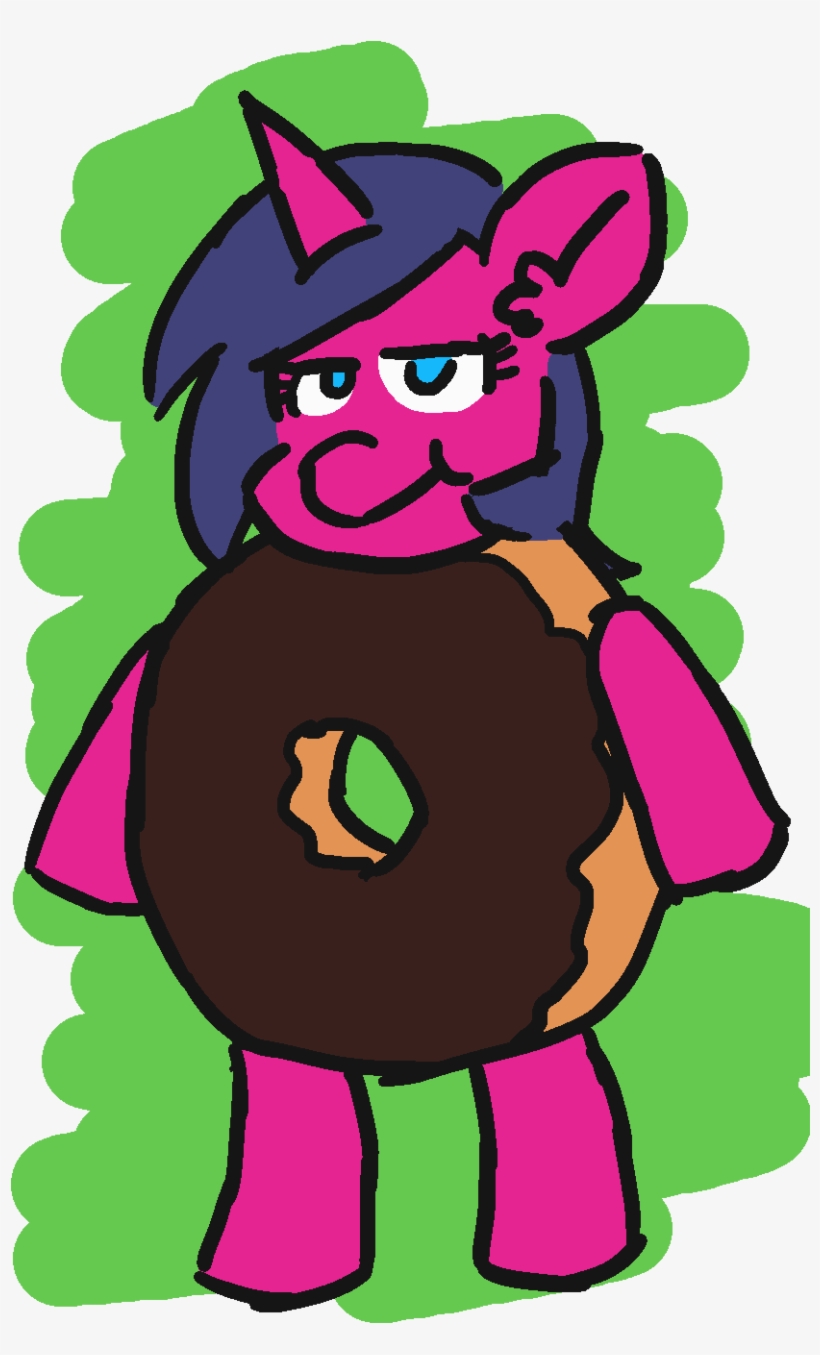Bipedal, Clothes, Costume, Donut, Female, Food, Mare, - Cartoon, transparent png download