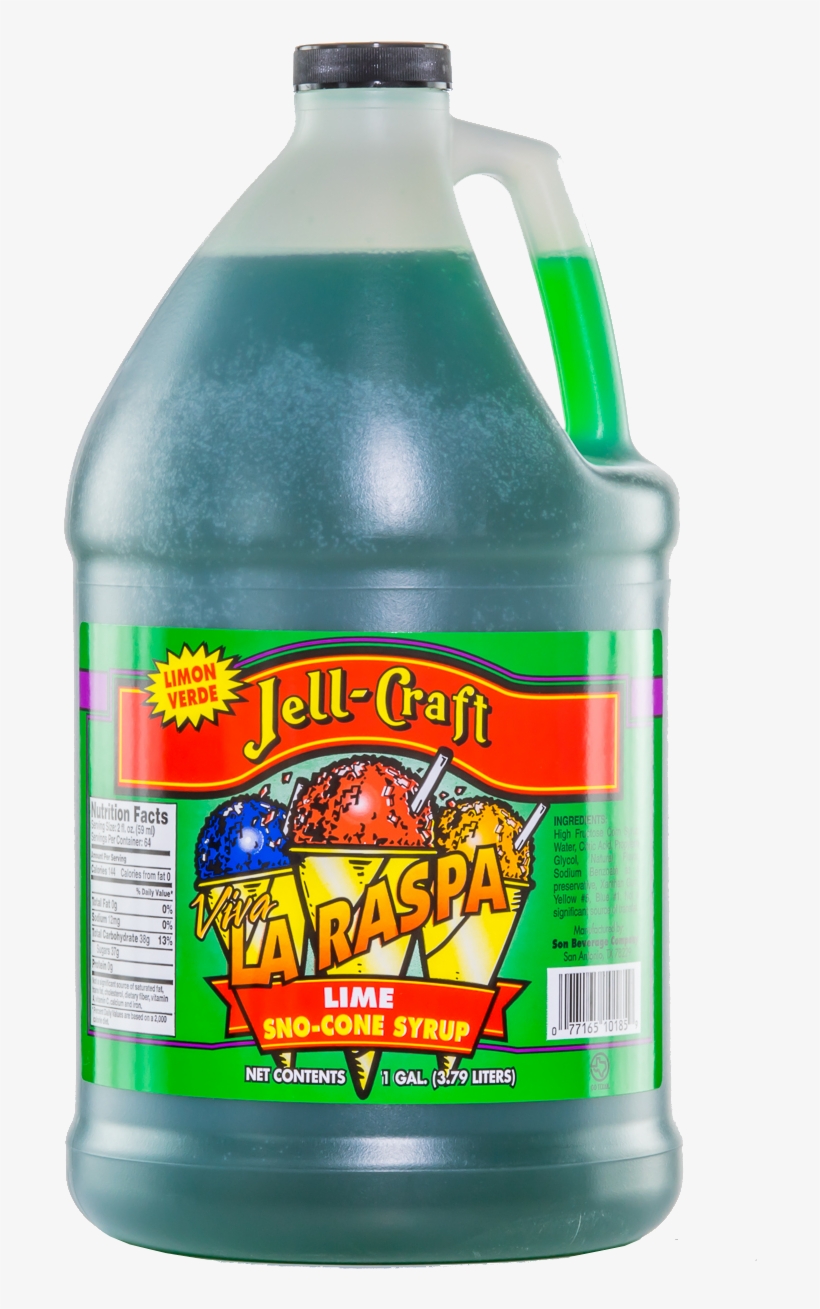Lime Snow Cone Syrup - Jell-craft Viva La Raspa Cherry Sno-cone Syrup, 32, transparent png download