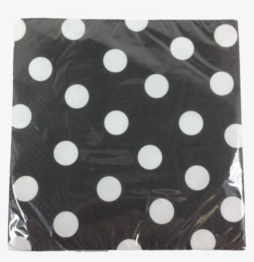 Blue Polka Dot Luncheon Napkins, transparent png download